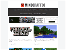 Tablet Screenshot of minecrafteo.com